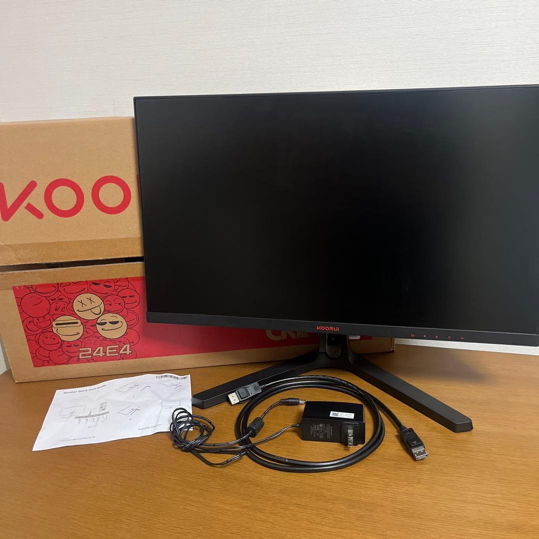 KOORUI 24E4 ゲーミングモニター 24インチ