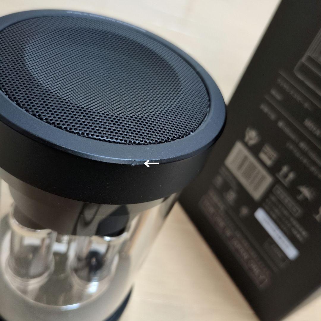 【中古美品】バルミューダ　BALMUDA スピーカー　M01A-BK ブラック
