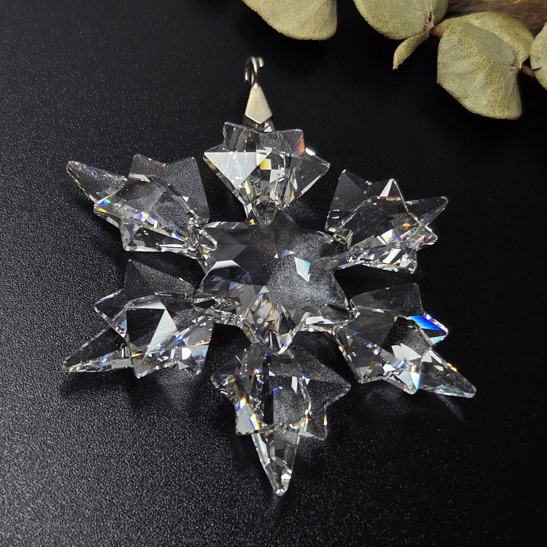 【最強品質】スワロフスキー製 スノーオーナメント＊約30.16g＊