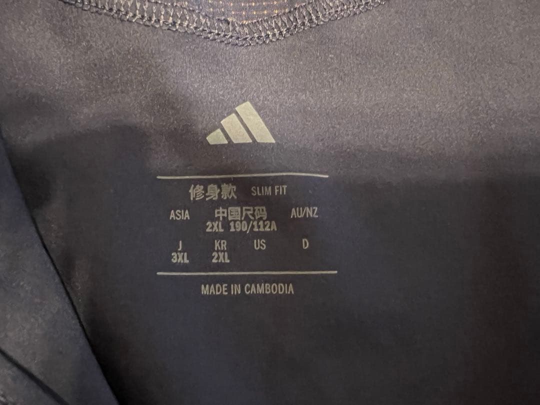 【ほぼ未使用】日本代表 adidas ウィンドブレーカー 3XL