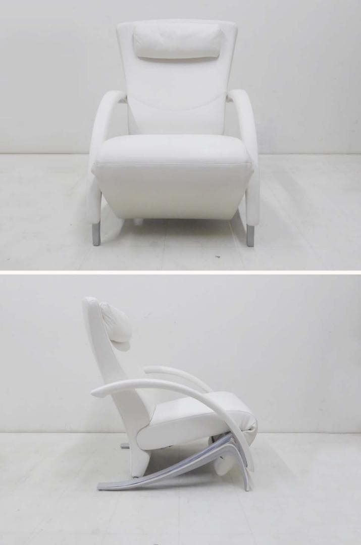 美品 ■ロルフベンツ■定価70万円 3100 本革 リクライニングソファ