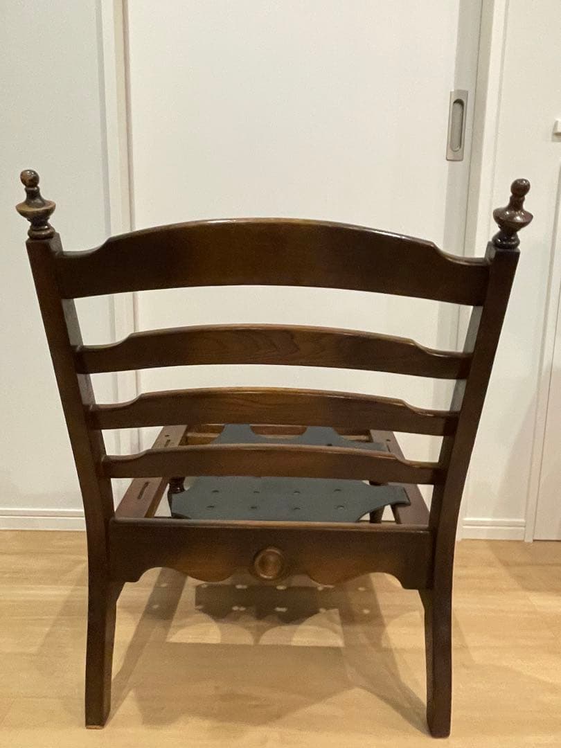 飛騨産業 キツツキ 穂高 ソファ 花柄 クラシック 肘なし