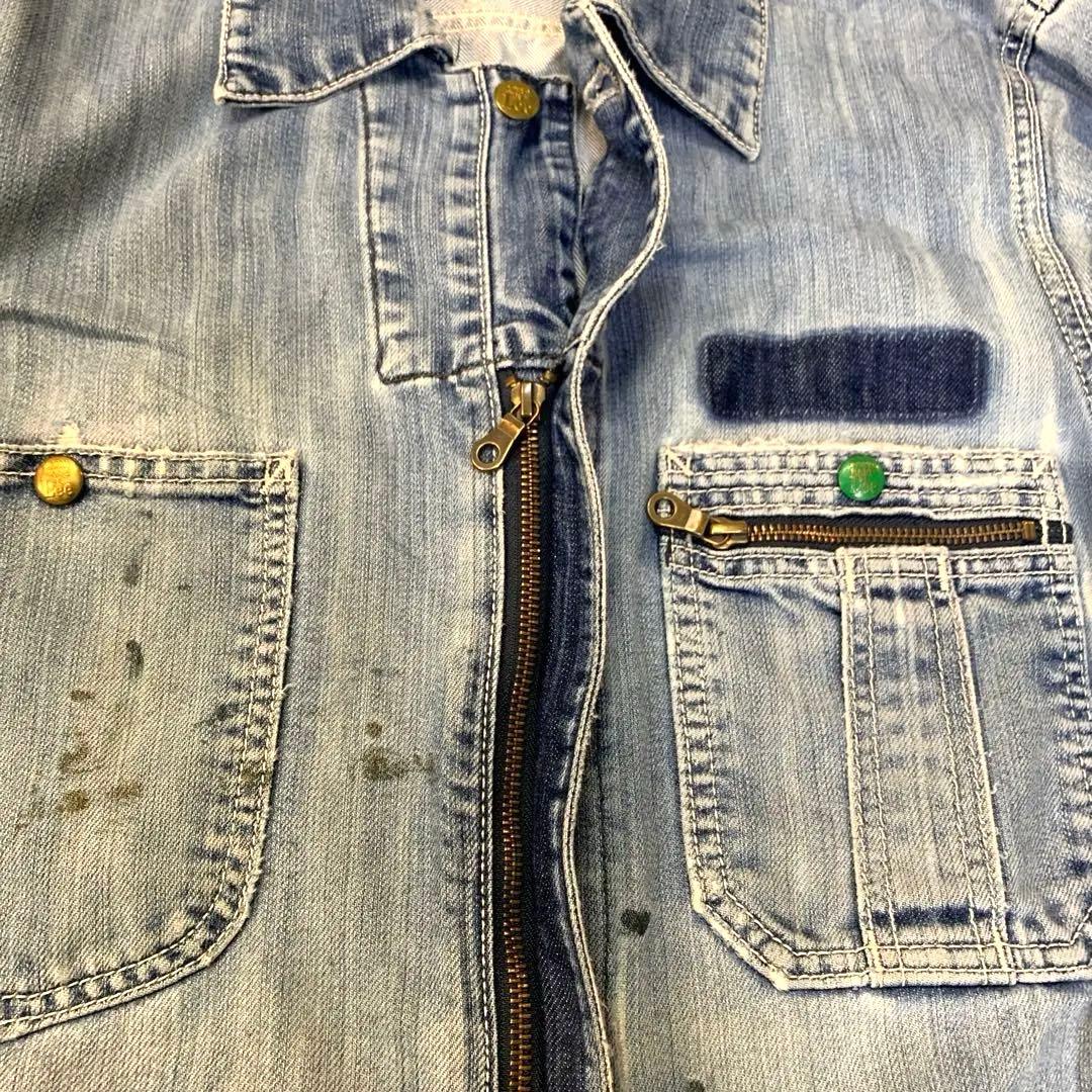 Lee デニムオーバーオール ブルー 古着 ビンテージ vintage