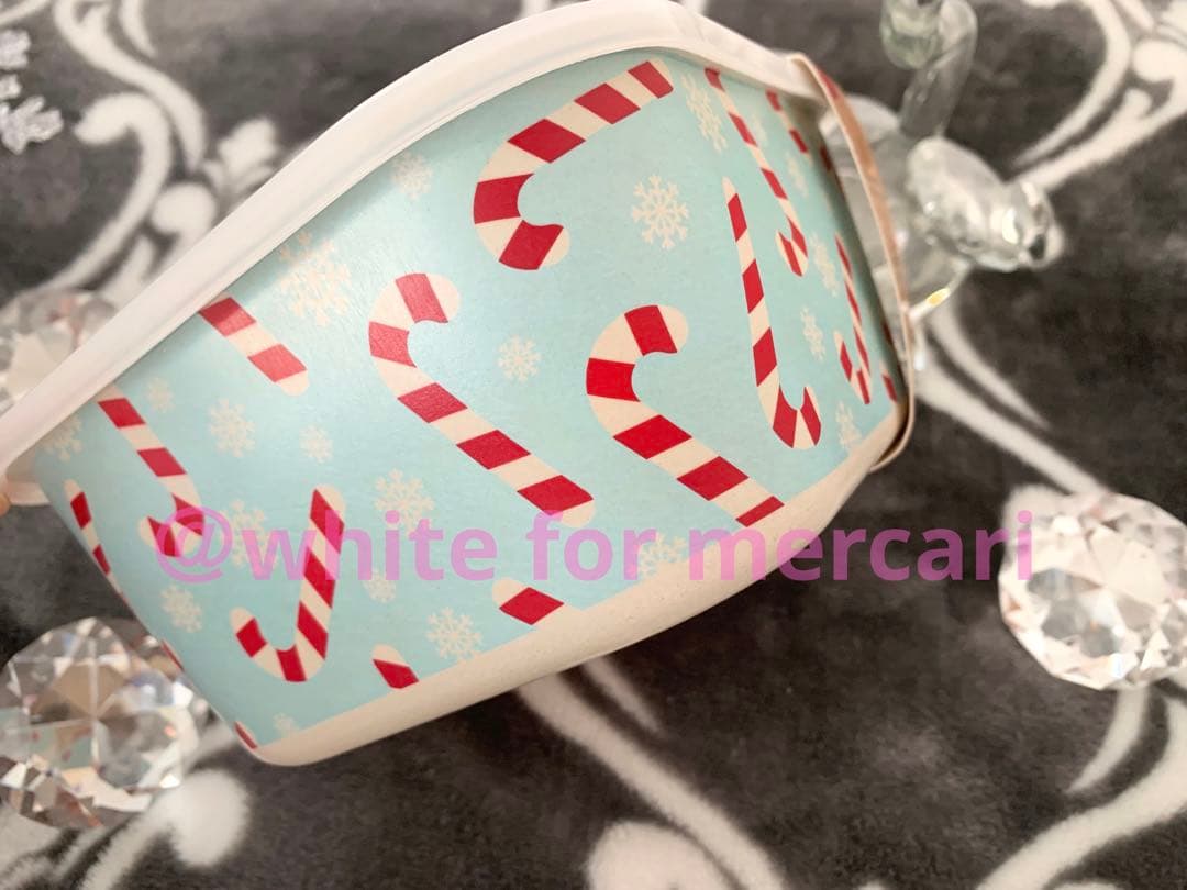 専用♡アメリカ クリスマスタッパーウェアプレゼント♡雪の結晶とキャンディケーン