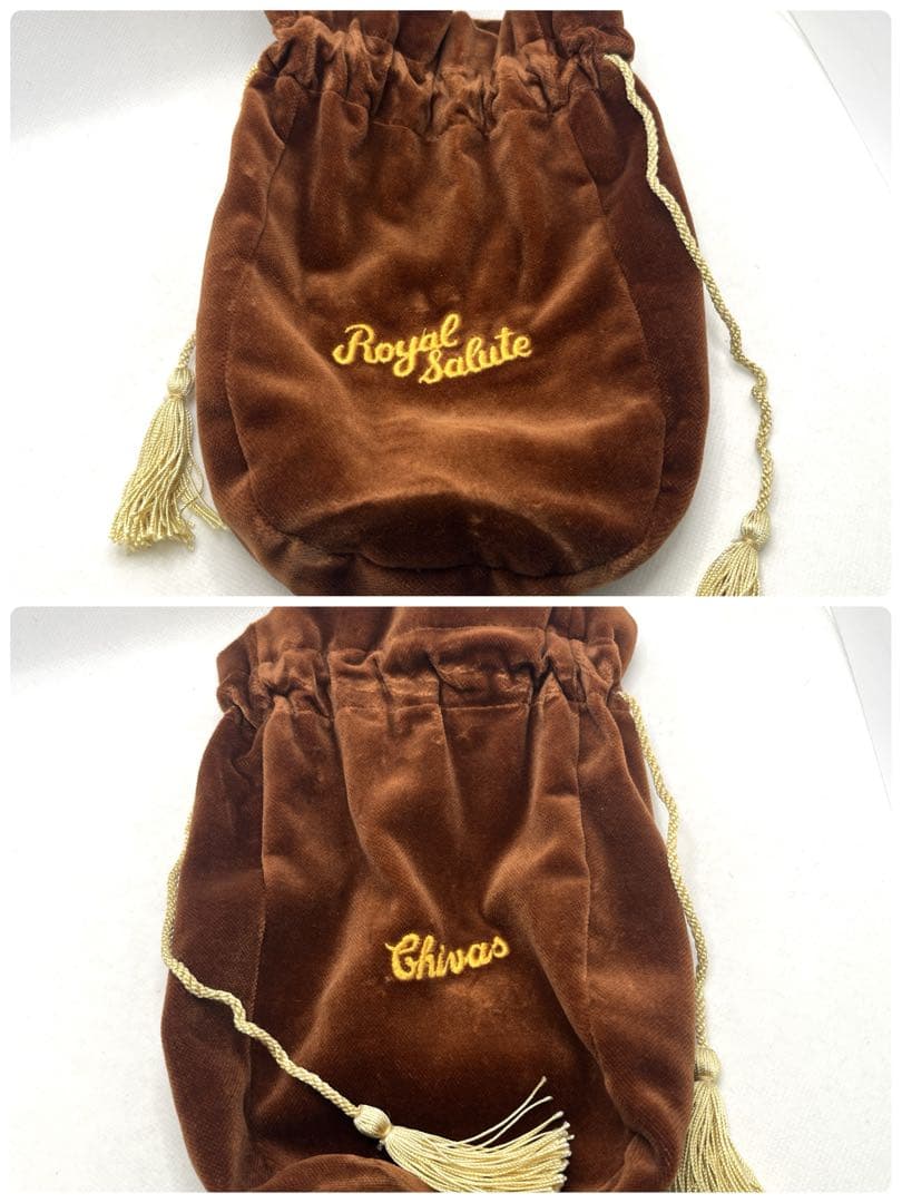 未開栓 緑/空瓶 赤　 SALUTE 21 ロイヤルサルート ウィスキ