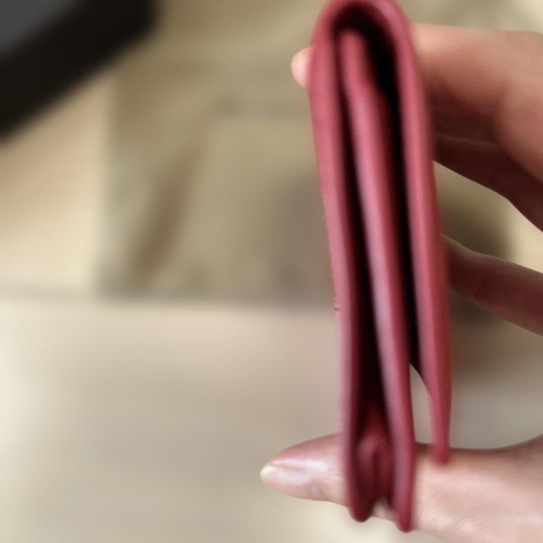 Bottega Veneta レザー名刺入れ レッド