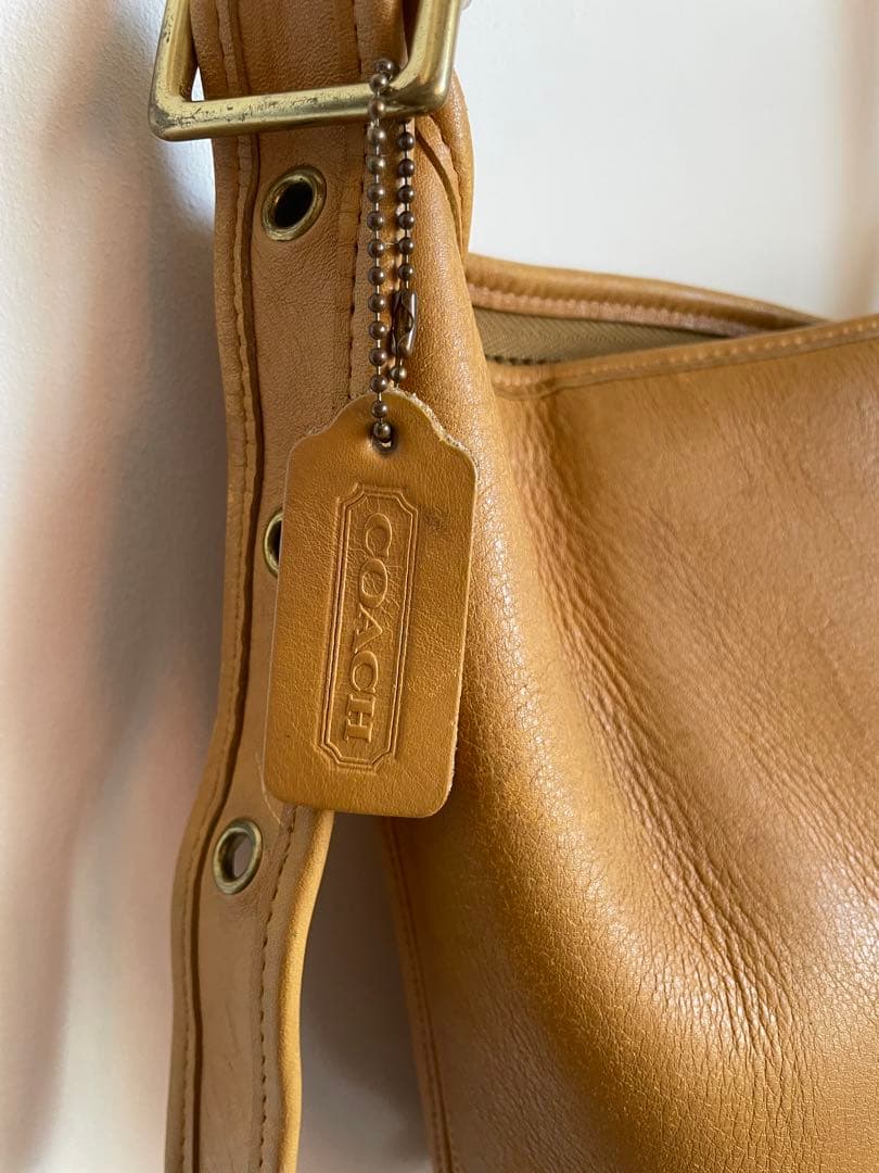 オールドコーチ　バケツ　ショルダーバッグ　イエロー