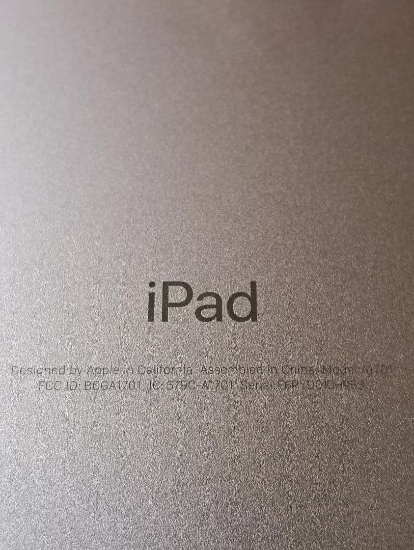 iPad pro10.5 バッテリー68%