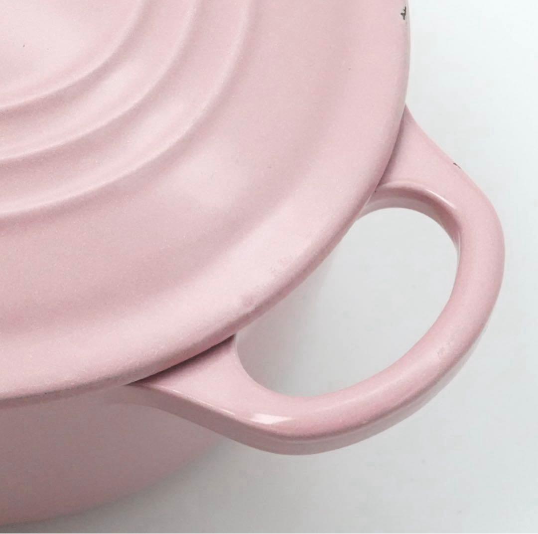 【美品】LE CREUSET　ココット オーバル シフォンピンク　25cm