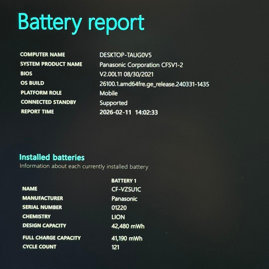 94.レッツノートCF-SV1 /16G/SSD512GB/Office2024