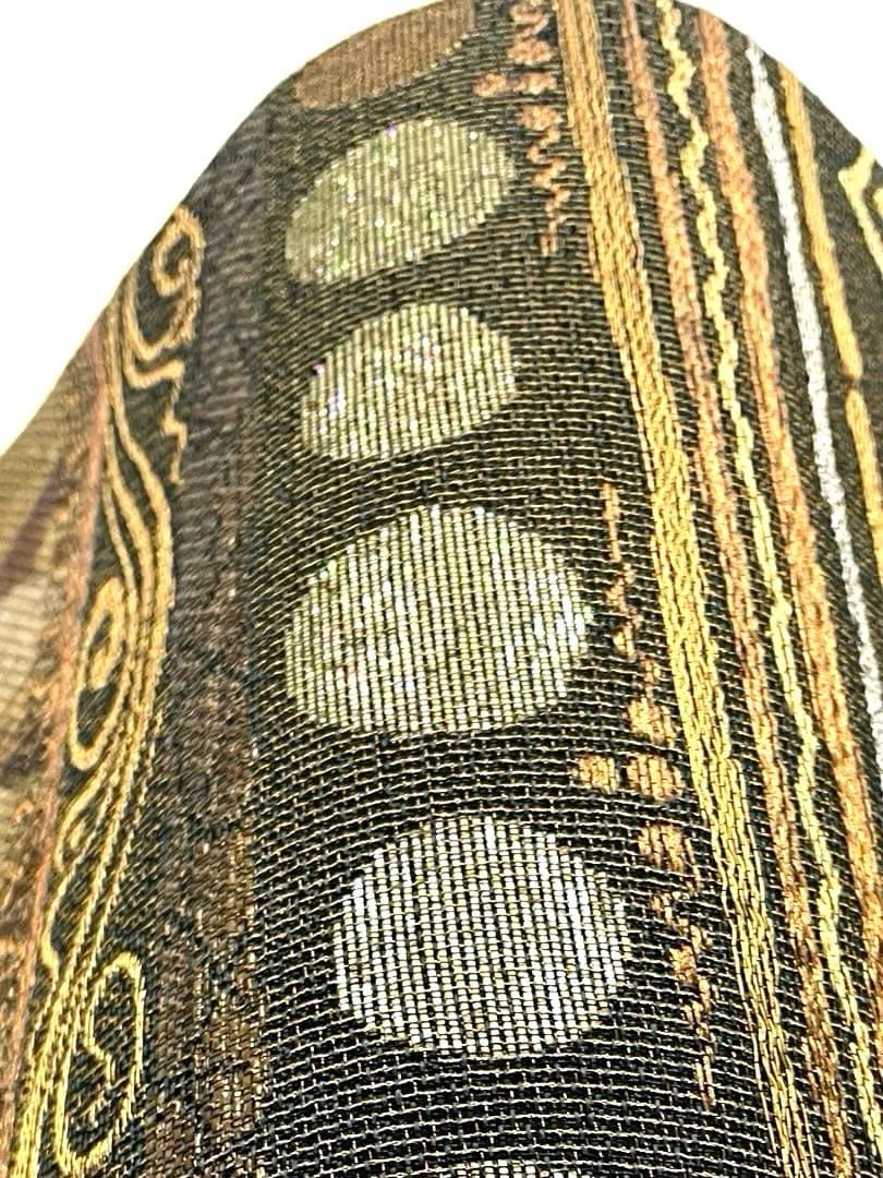 専用帯5114 ●誉田屋源兵衛謹製 高級 正絹 螺鈿細工 六通 袋帯