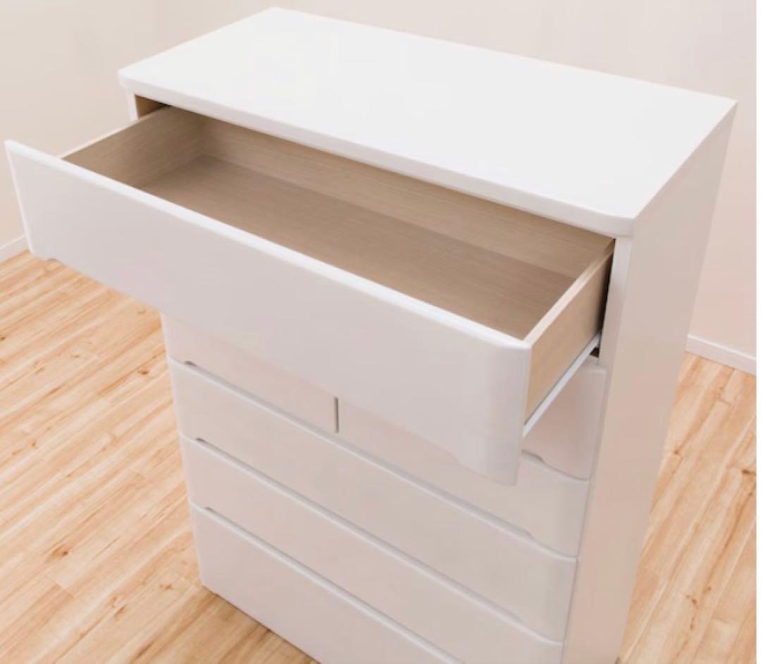 【最終価格】ニトリ ハイチェスト(オウカ2 DVD90HC WH)