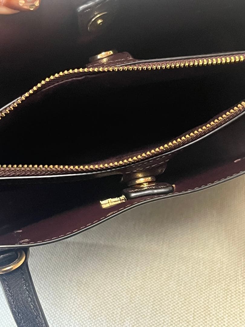 【美品】COACH ミニアベニュー キャリーオール トートバッグ