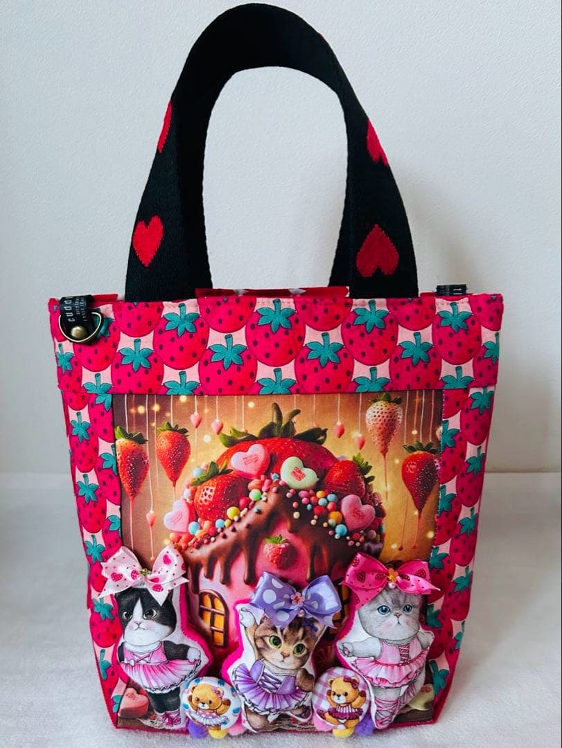 ハンドメイド　コヤンイサムチョン　リトルバレリーナ　ランチトートバッグ❣️