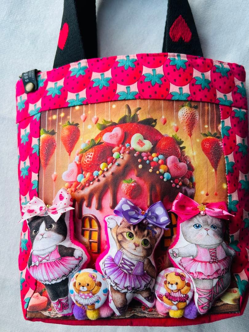 ハンドメイド　コヤンイサムチョン　リトルバレリーナ　ランチトートバッグ❣️