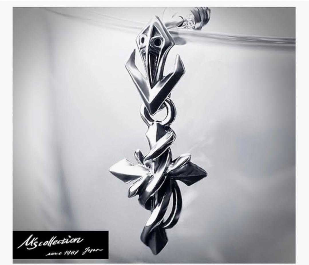 【お値下げしました】M's collection ピアス(両耳) クロス超美品