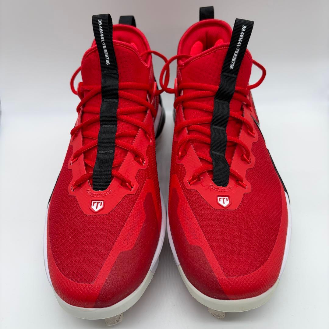 NIKE トラウト 野球 スパイク レッド 赤 30㎝ ミドルカット 軽量