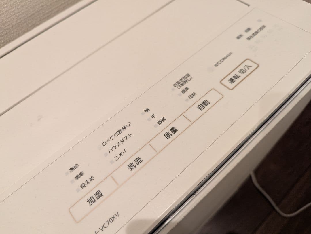 パナソニック 加湿 空気清浄機 ナノイーX エコナビ搭載 ホワイト