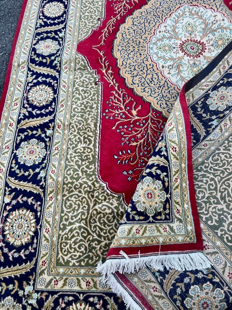 ムガル ペルシャ カーペット/サイズ:200x300cm……fjb1。