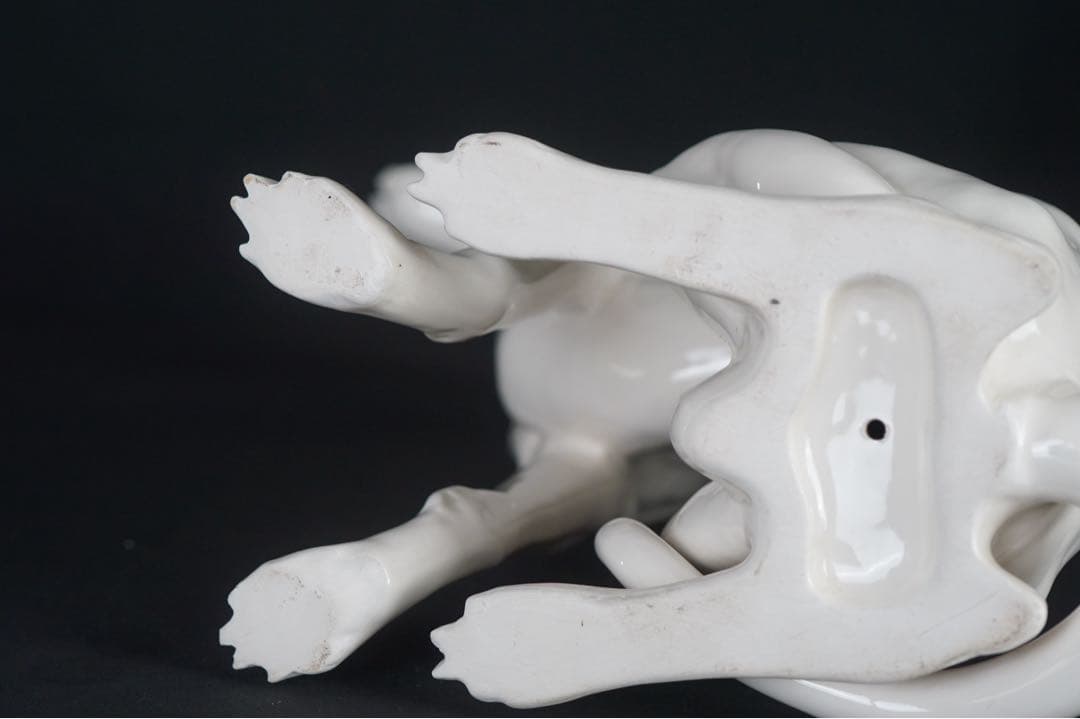 イタリア 1970年代 ビンテージ イタリアングレーハウンド 特大 犬 置物