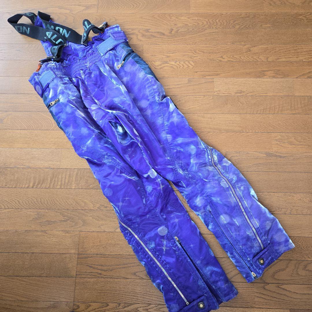 1990年代ヴィンテージ◆SALOMON◆ スキーウェア 上下セット 中古LL