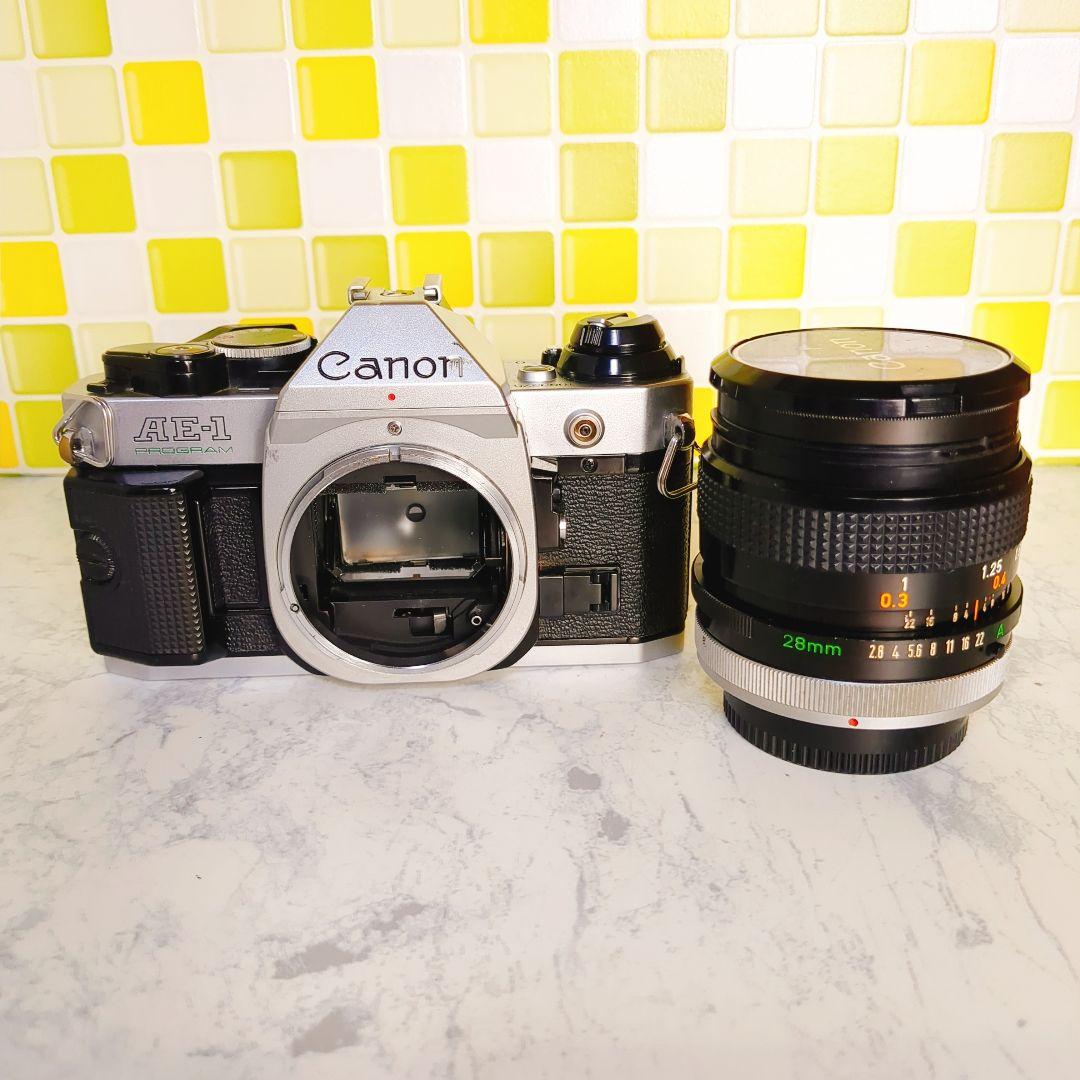 完動品★ Canon AE-1 Program 一眼レフ フィルムカメラ