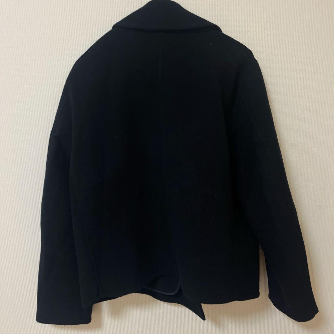 ユニクロ ダブルフェイスショートコート リラックスフィット