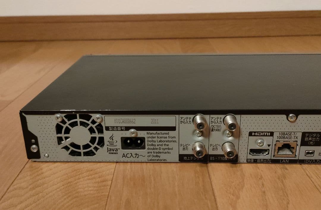 Panasonic ブルーレイレコーダー DMR-BZT600 互換リモコン付③