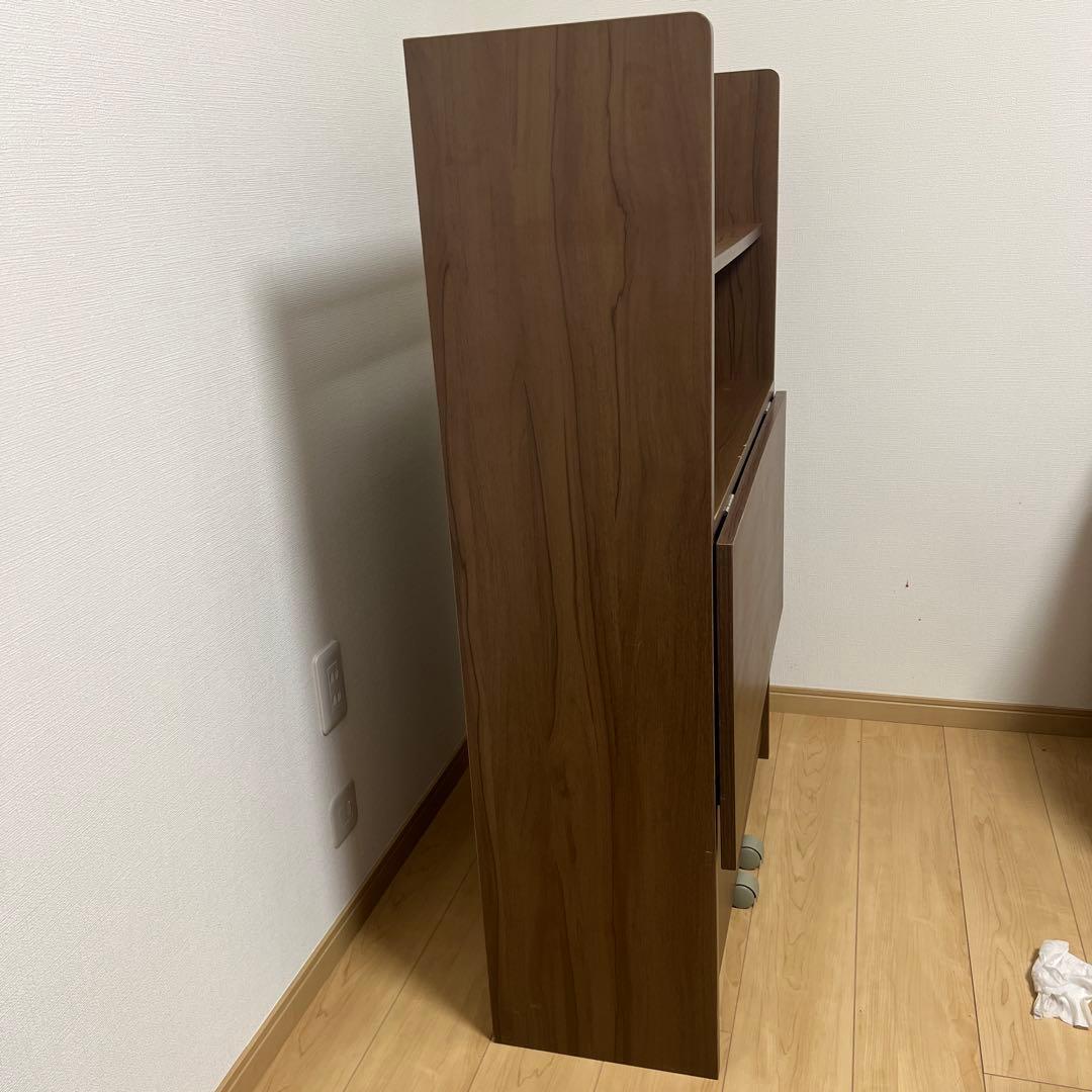 ニトリ.ブラウン木製シンプルデスク