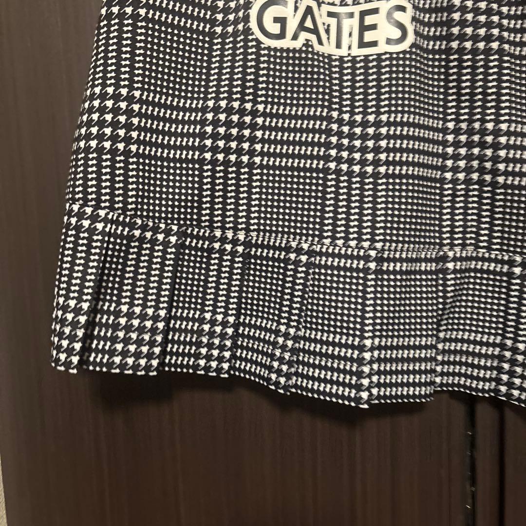 PG 黒と白のチェック柄スカート　サイズ０