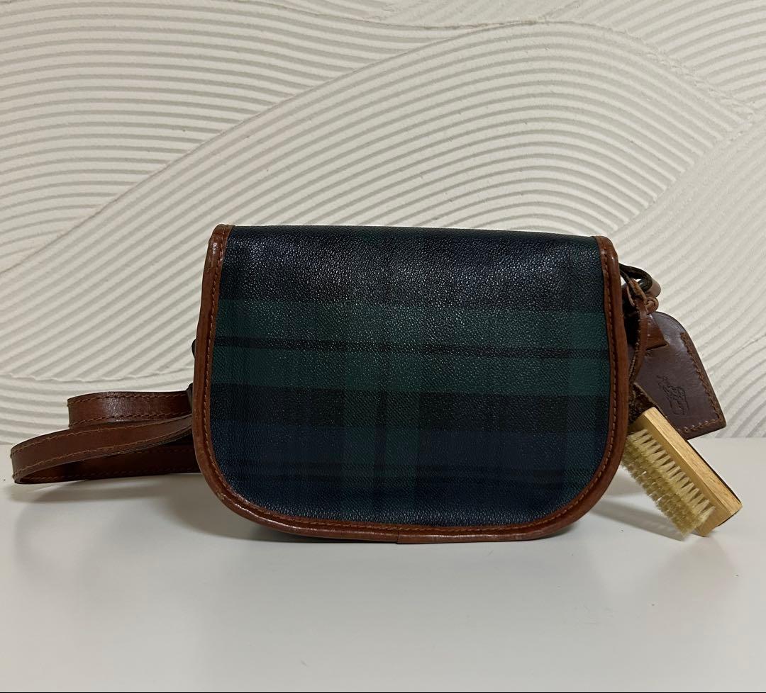 POLO RALPH LAUREN ショルダーバッグ チェック柄 ヴィンテージ