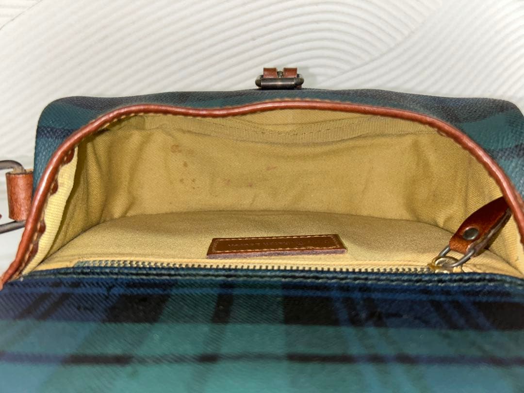 POLO RALPH LAUREN ショルダーバッグ チェック柄 ヴィンテージ