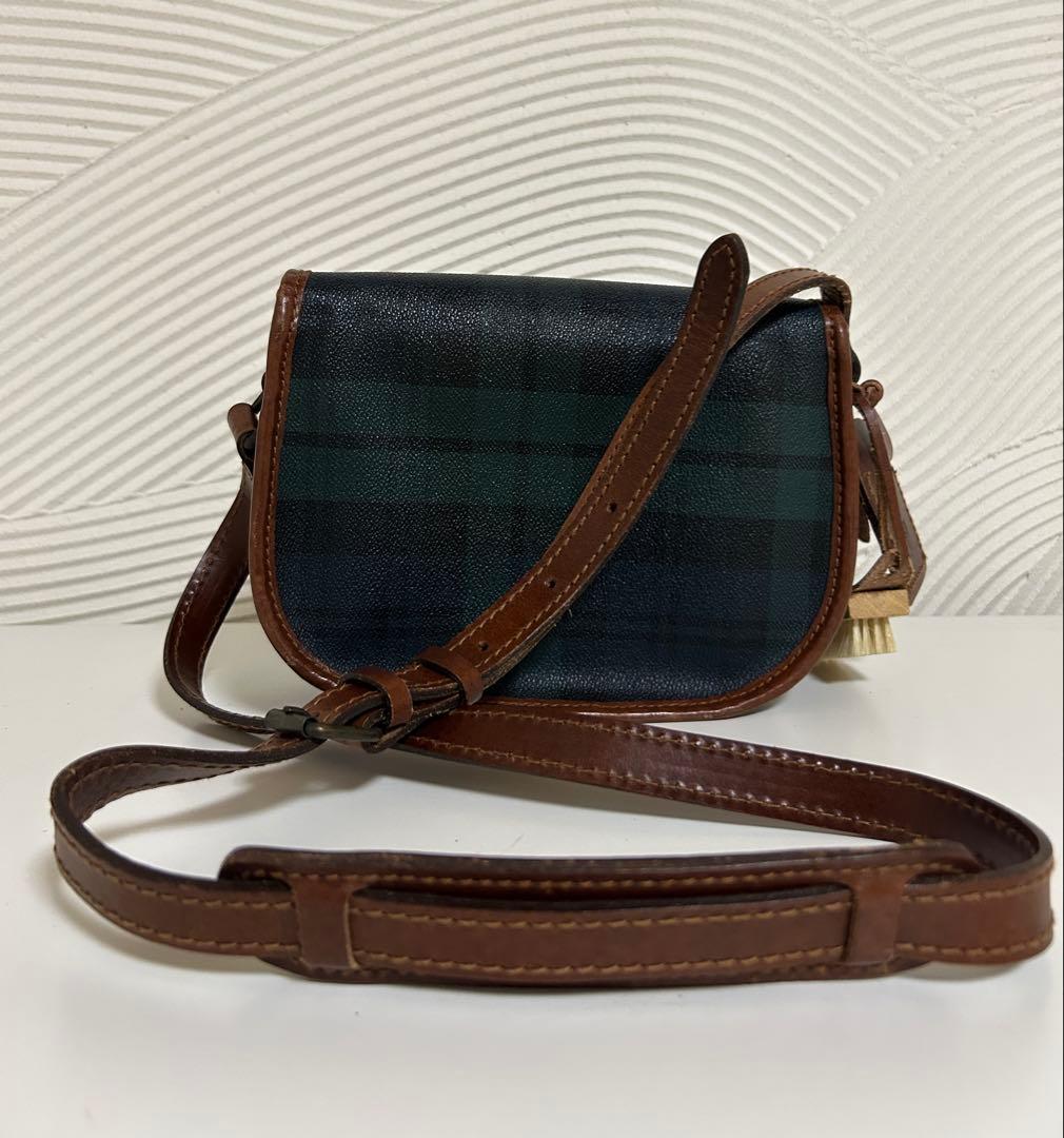 POLO RALPH LAUREN ショルダーバッグ チェック柄 ヴィンテージ