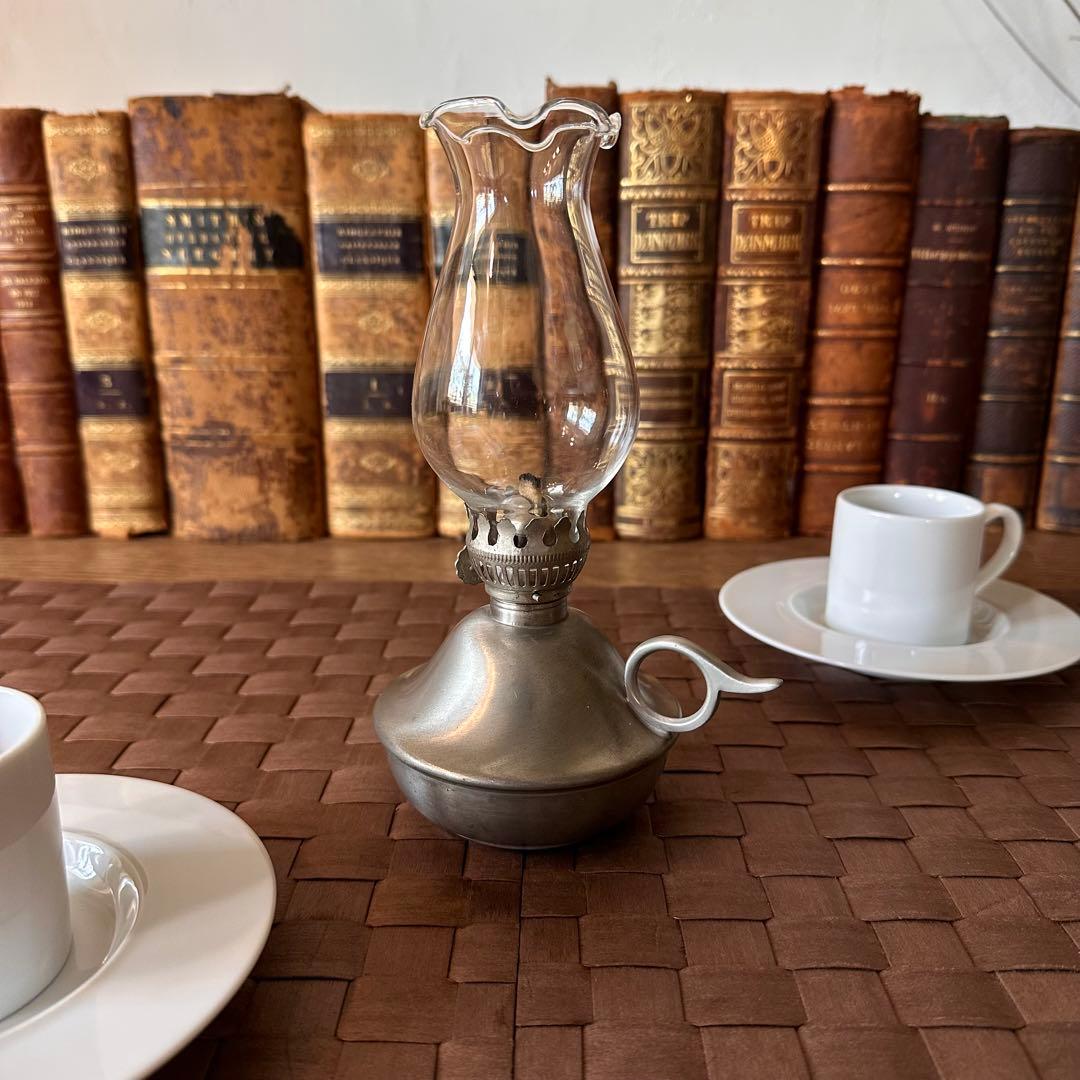 アンティーク/ ビンテージ / オイルランプ ランタン / キャンプ アウトドア