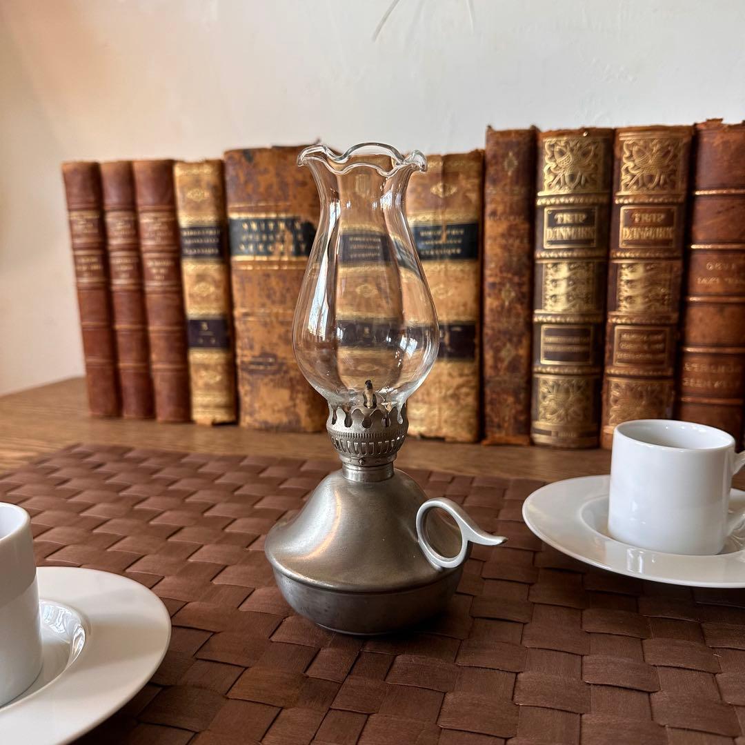 アンティーク/ ビンテージ / オイルランプ ランタン / キャンプ アウトドア