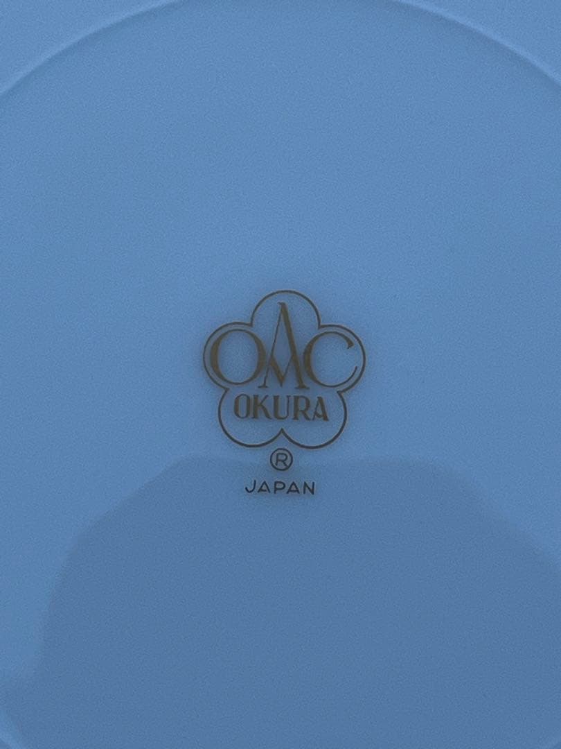 超希少　大倉陶園　クラウンエンボス　パン　プレート　6枚　定価79,200円