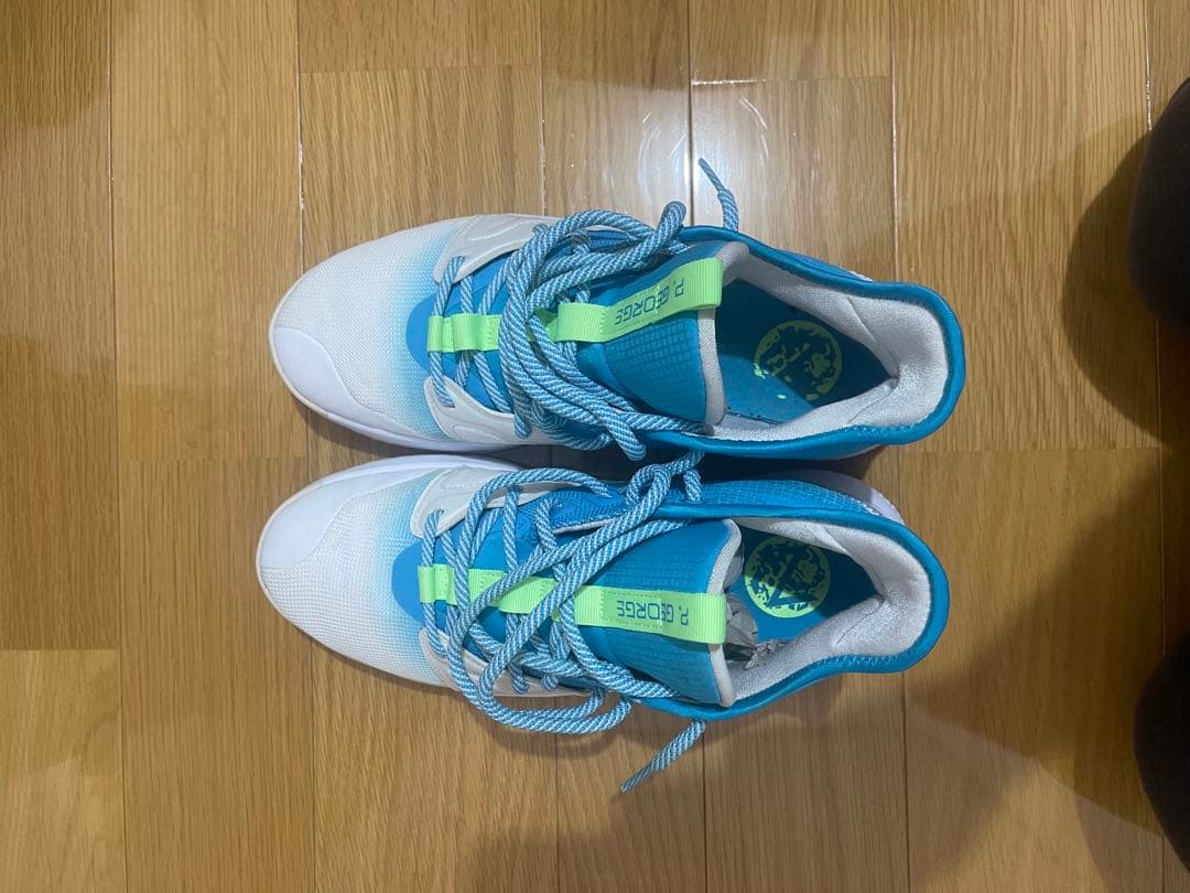 PG３　ルアー　Nike バスケットボールシューズ 青白