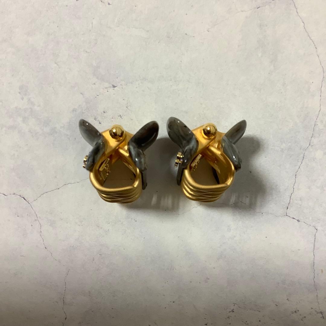 アッカ acca ティアラ ミニクリップ 同色2個セット ブラウンマーブル