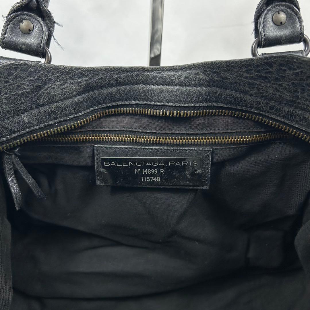 バッグ Balenciaga The City 115748 Bag Black