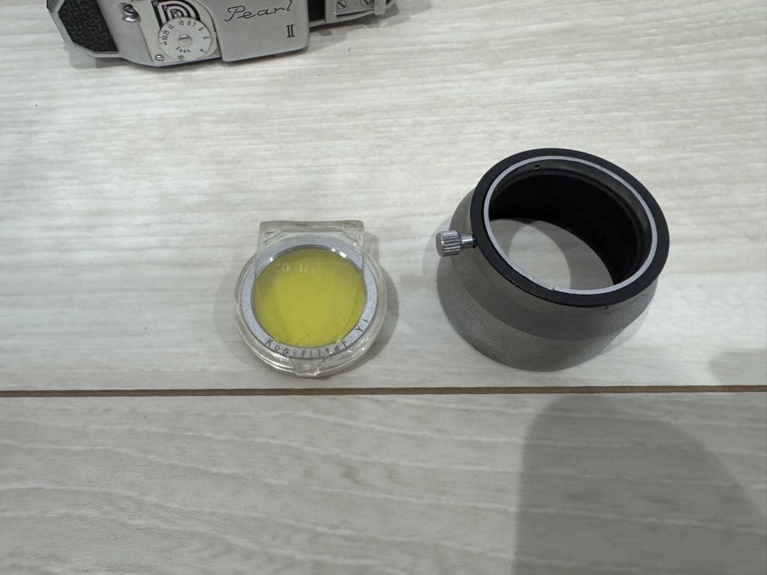 konica コニカ 小西六 Pearl II 革ケース付き