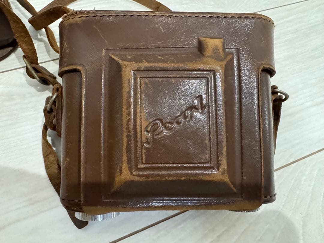 konica コニカ 小西六 Pearl II 革ケース付き