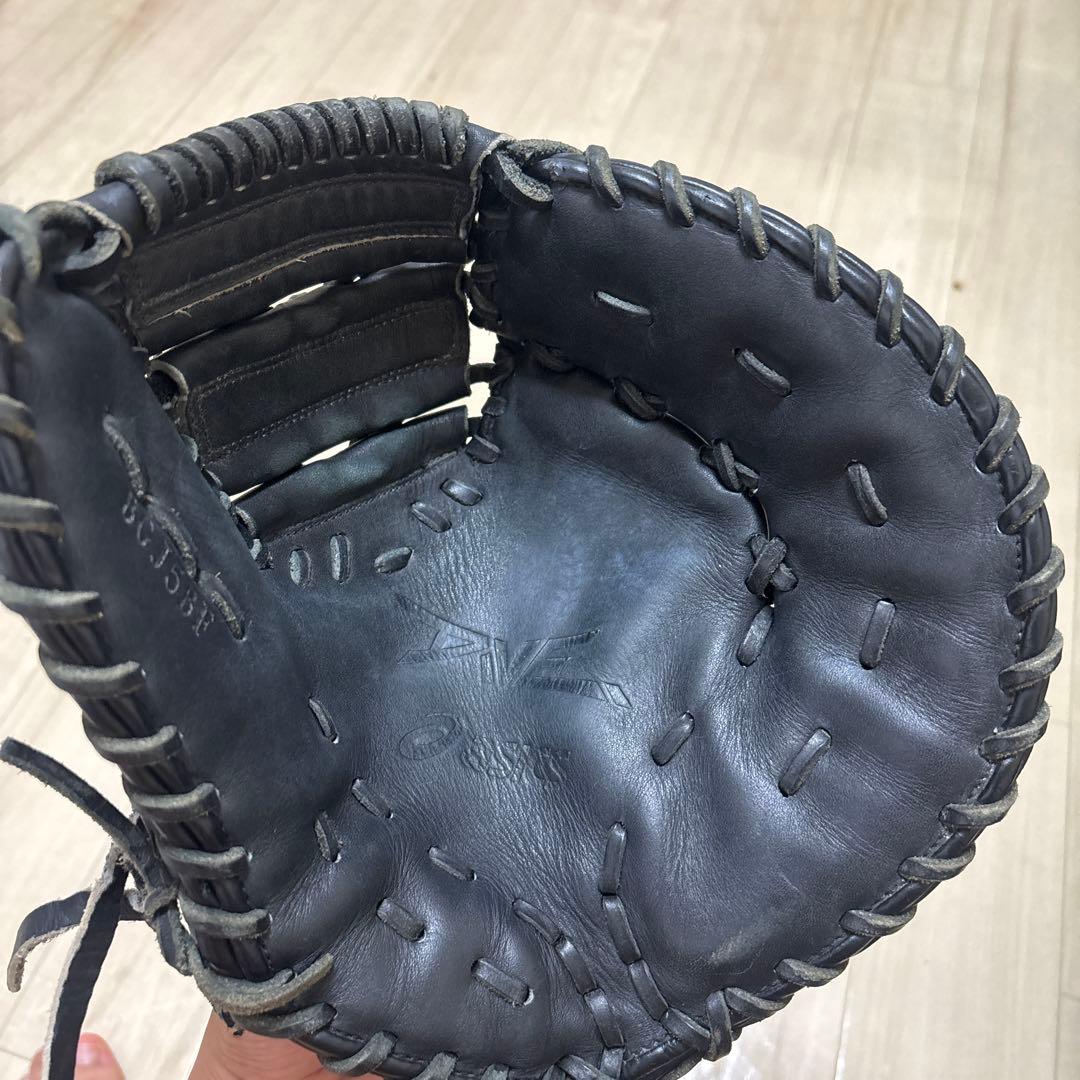 asics 軟式グローブ 黒