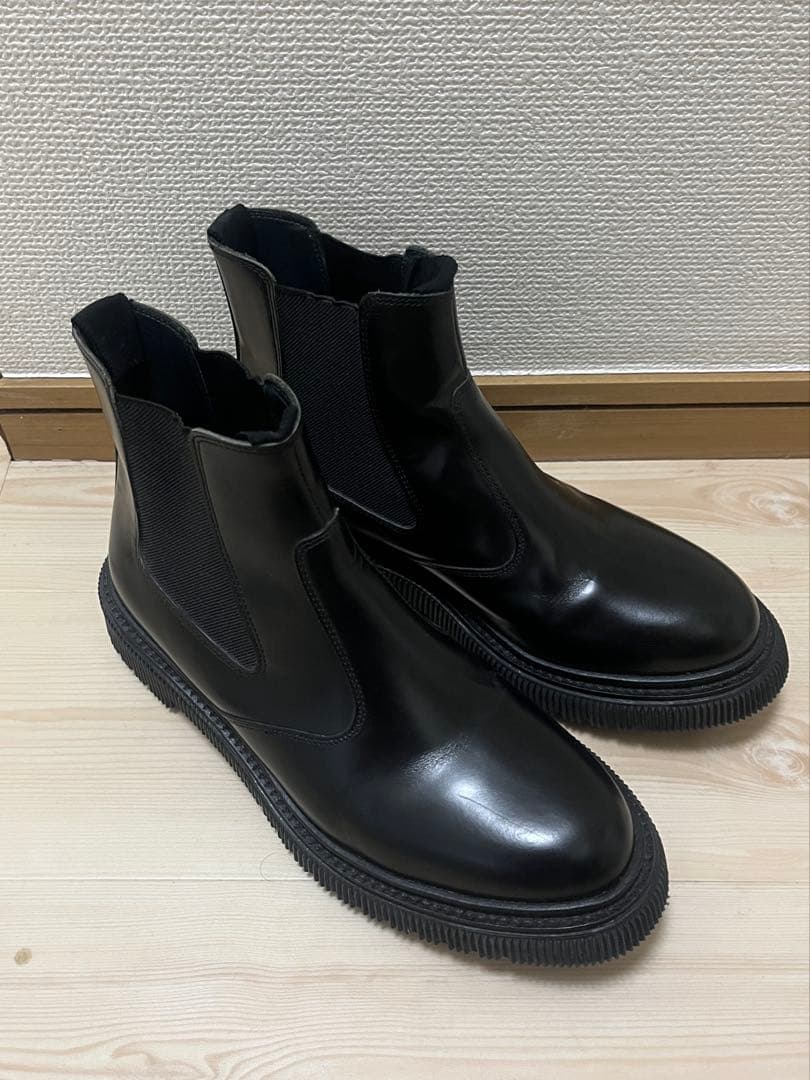 ADIEU ブラック サイドゴアブーツ箱、袋付き