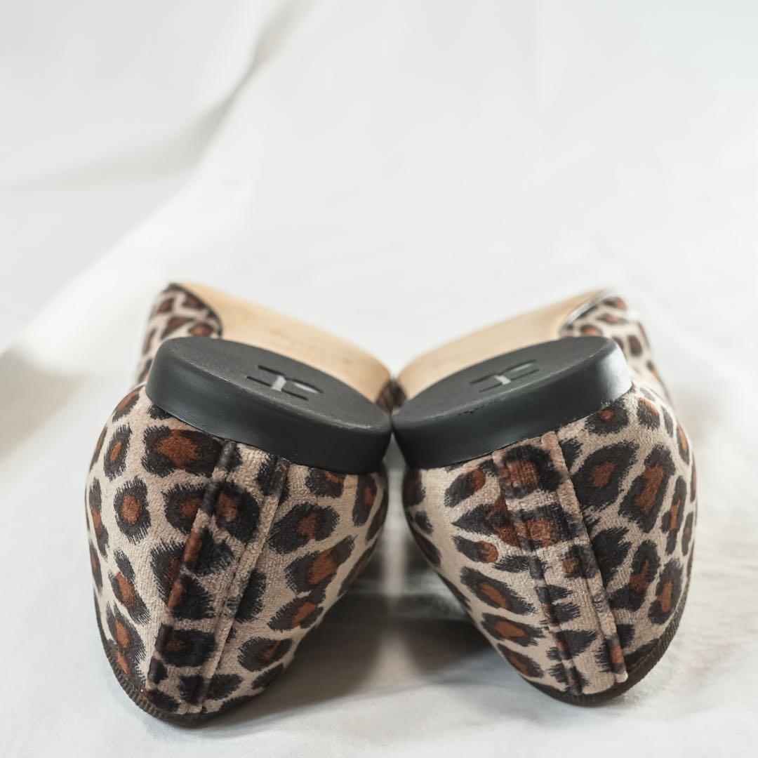 ☆未使用級☆ レペット　フラットシューズ　バレエシューズ　レオパード柄　37.5