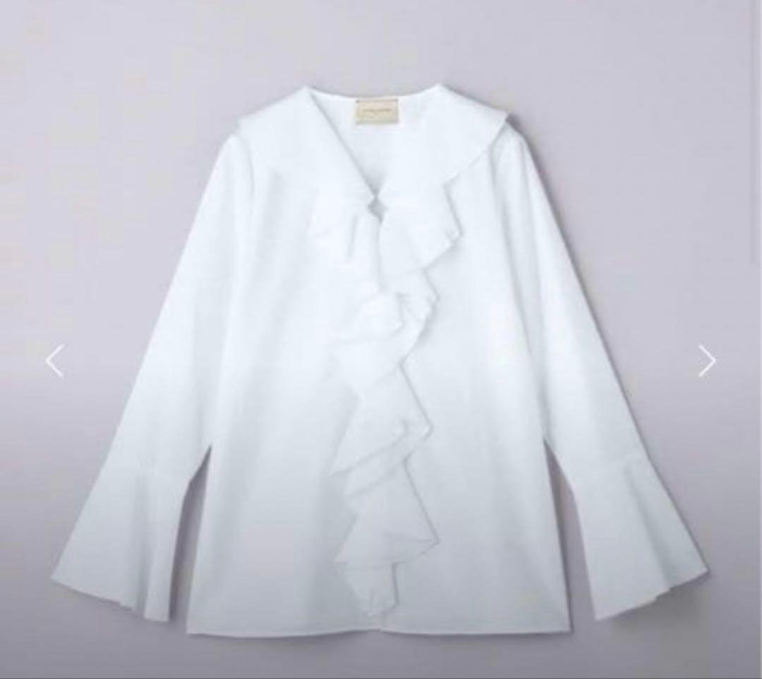 【美品】ユナイテッドアローズ　 ラッフルフリルブラウス