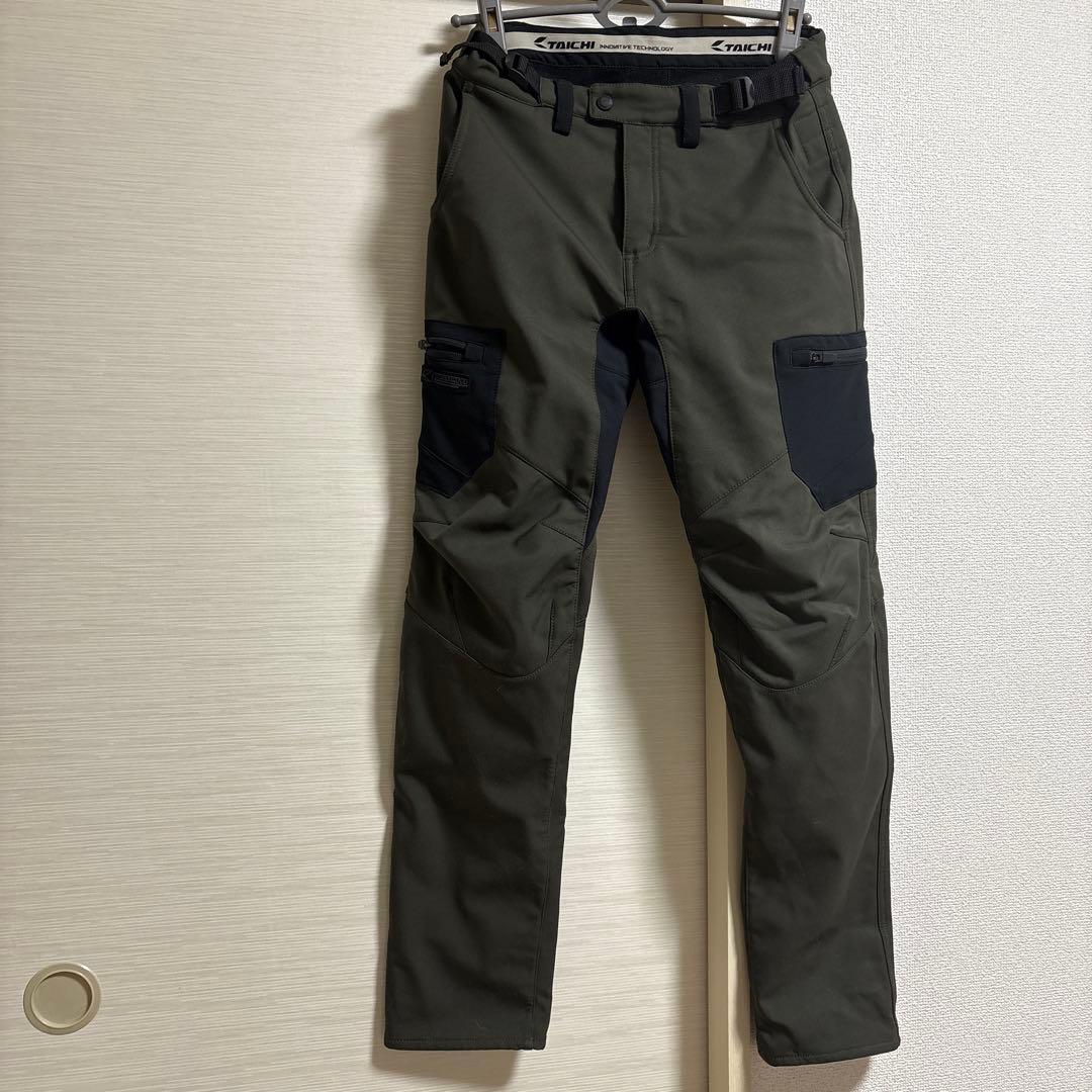 美品★TAICHIバイクパンツ 膝プロテクター付き　MサイズRSY555