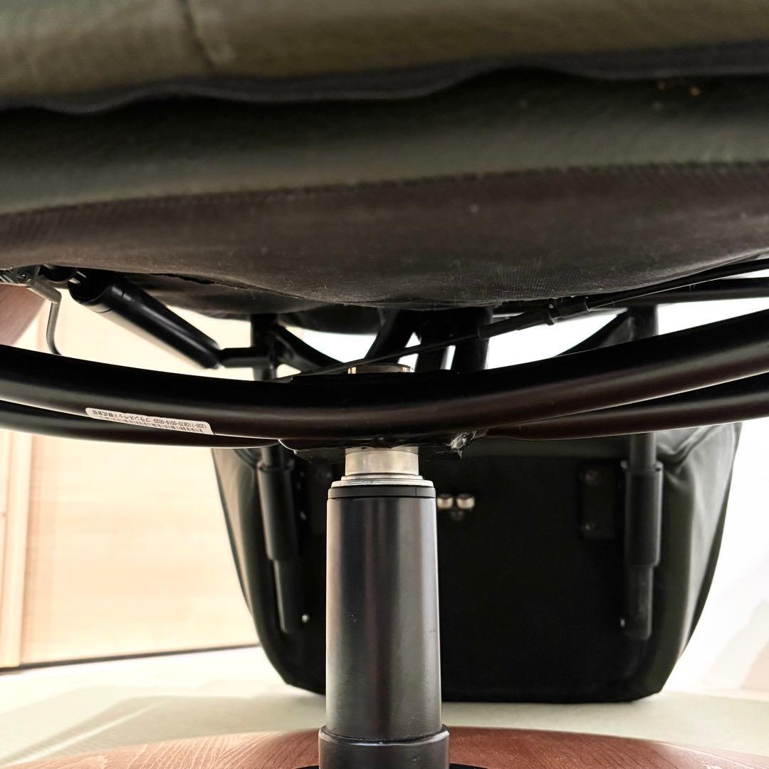 デンマーク製 KEBE ケベ 本革 リクライニングチェア KE ダークグリーン