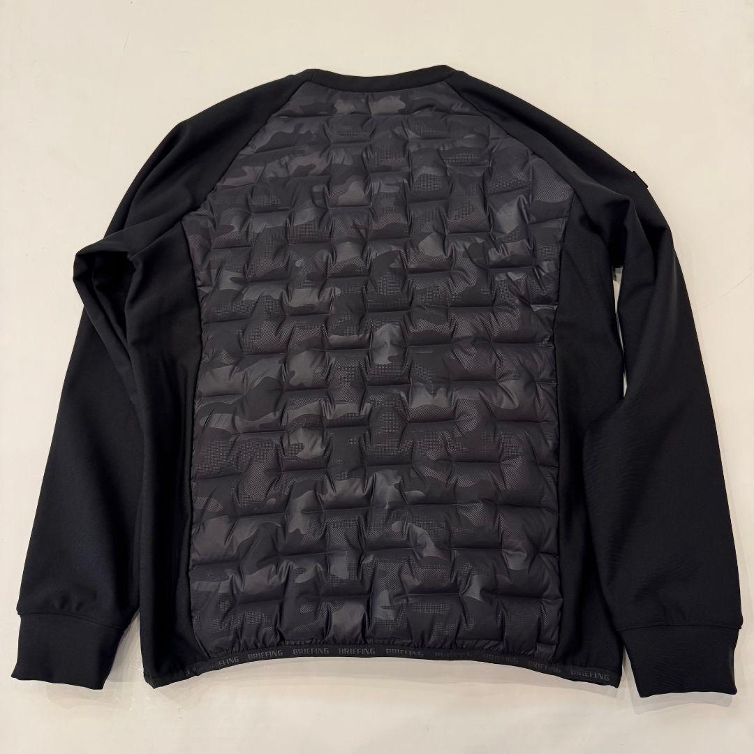 新品　BRIEFING　正規品　ハイブリッドダウン CREWNECK