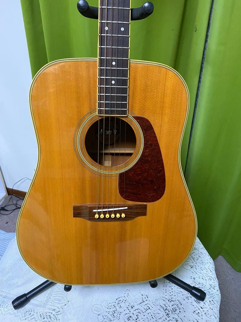 美品　弾き語りしようぜ！気分は谷村新司Morris MDエレアコ アコギもOK！