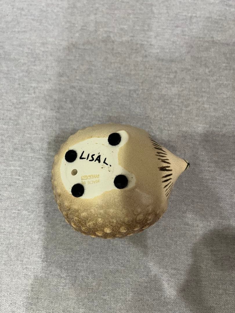 リサラーソン　ハリネズミの陶器置物 2個セット